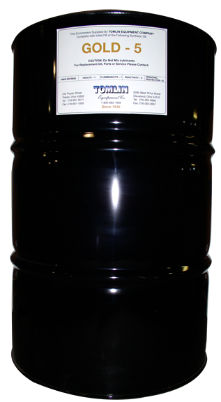 Tomlin Gold 5 Synthetic Oil - 55 Gallon Drum Tomlin Gold 5 Synthetic Oil - 55 Gallon Drum